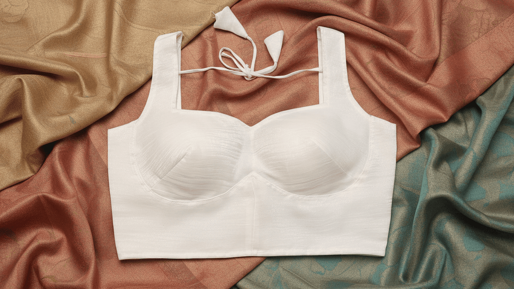 Aabha Silk Blouse - Ivory