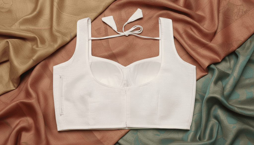 Aabha Silk Blouse - Ivory