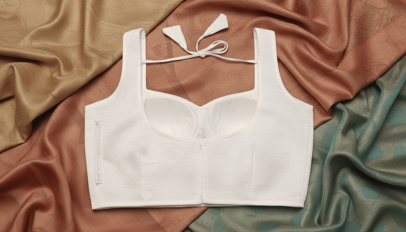 Aabha Silk Blouse - Ivory