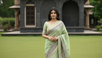 Aaranya Mist Linen Saree