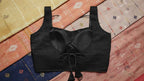 Aabha Silk Blouse - Black
