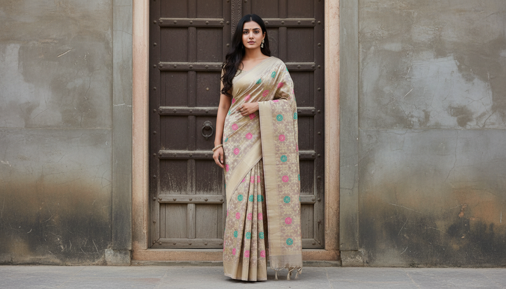 Abha Royal Katha Silk Saree
