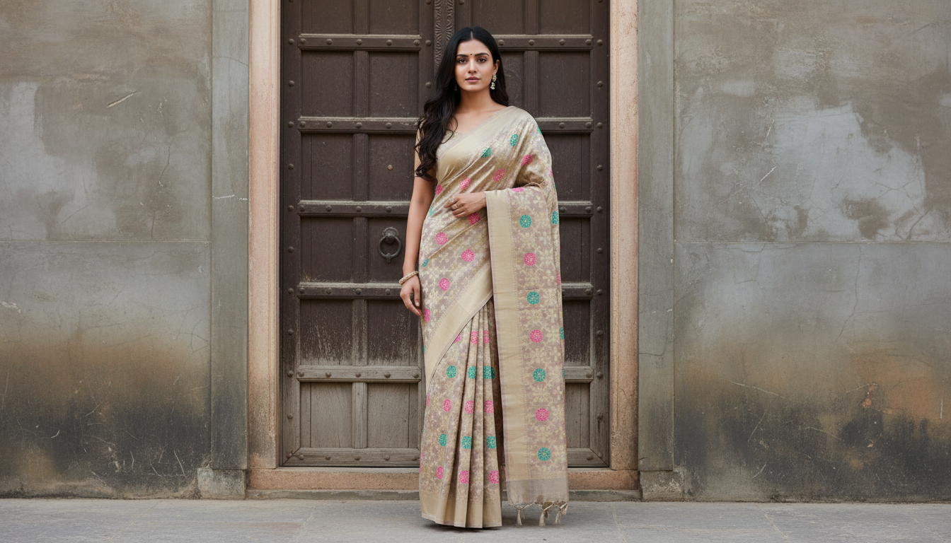 Abha Royal Katha Silk Saree