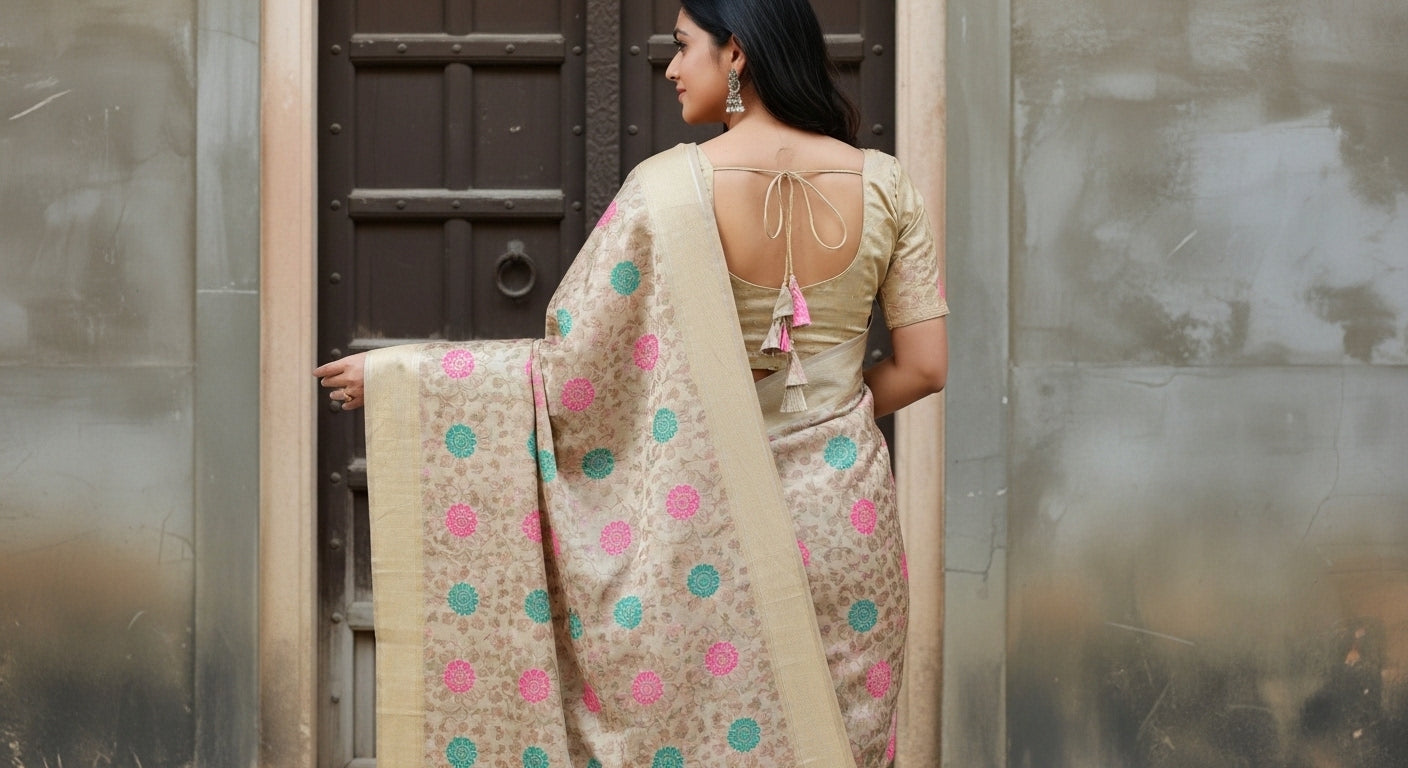 Abha Royal Katha Silk Saree
