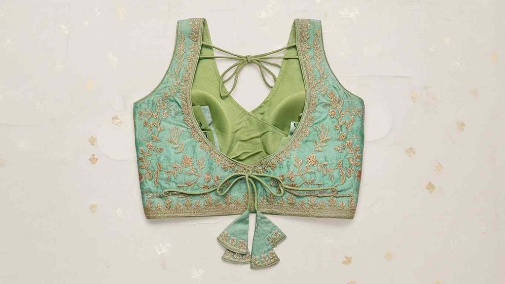 Anika Shahi Blouse - Seafoam Green