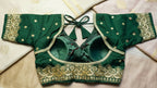 Anvika Silk Blouse - Emerald