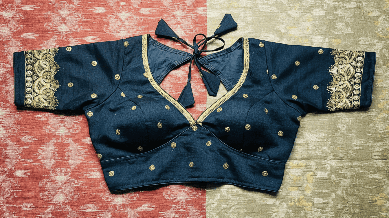 Anvika Silk Blouse - Teal