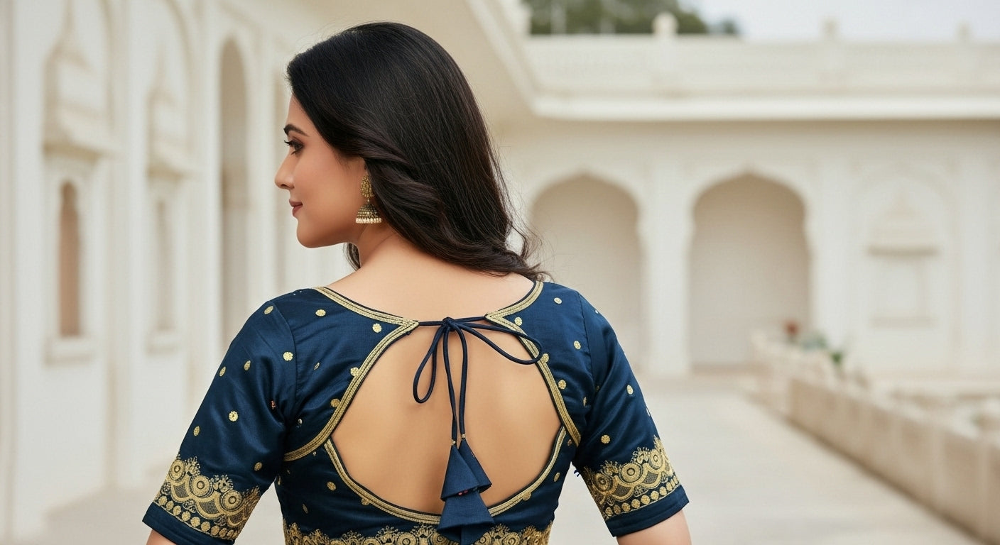 Anvika Silk Blouse - Teal