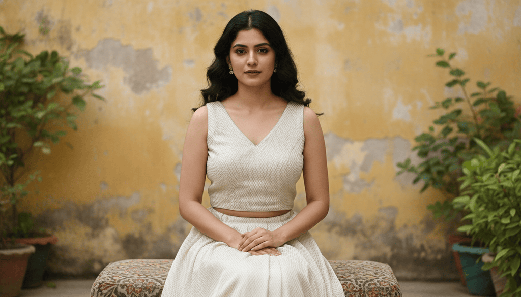 Chandrika Royale Blouse - Silver