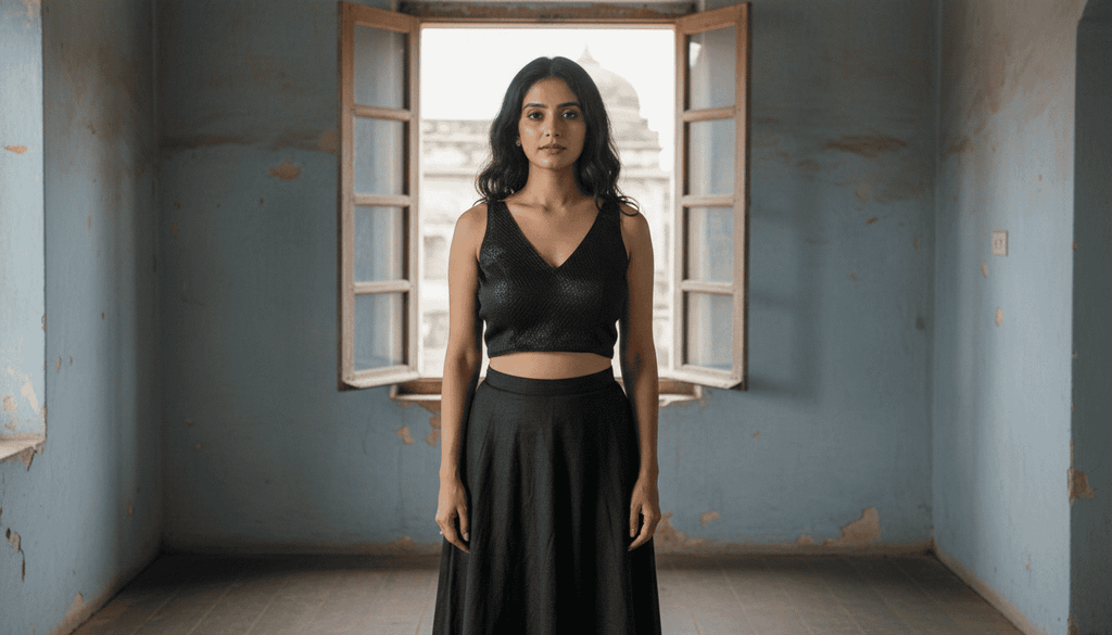 Chandrika Royale Blouse - Black