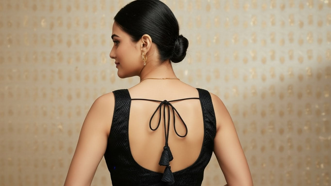 Chandrika Royale Blouse - Black