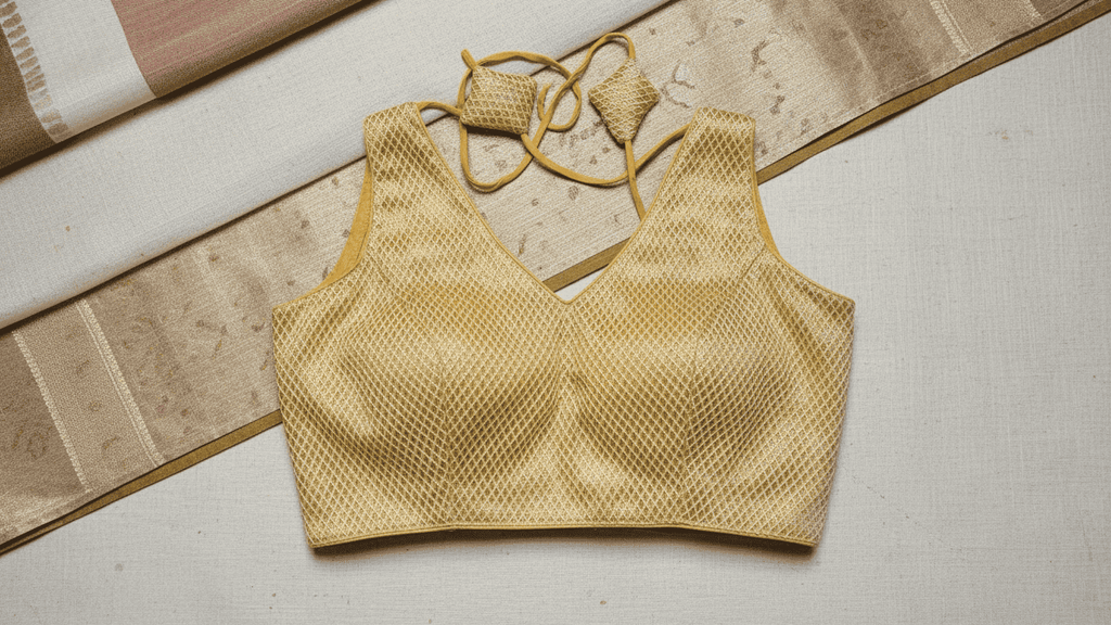 Chandrika Royale Blouse - Gold