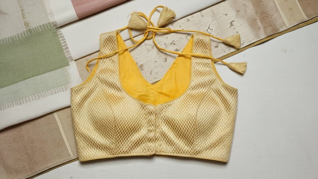 Chandrika Royale Blouse - Gold