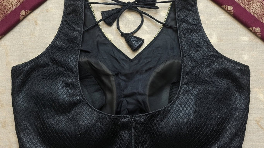 Chandrika Royale Blouse - Black