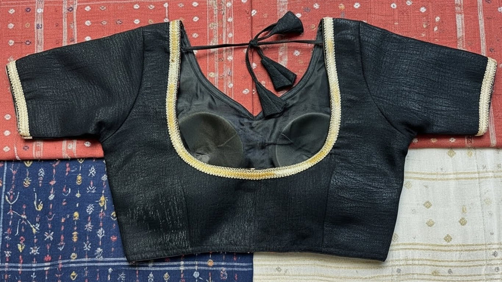 Eesha Silk Blouse - Black