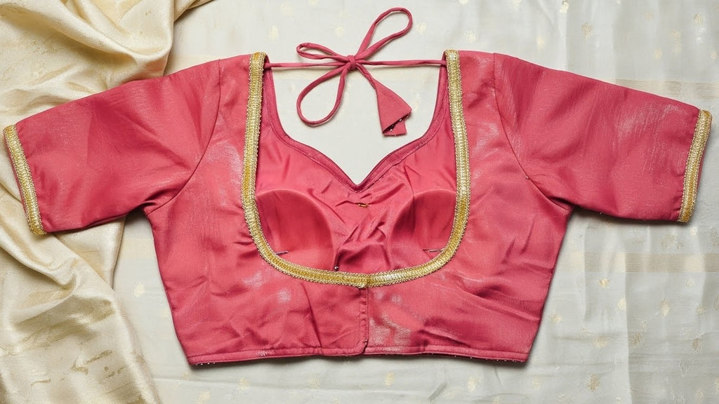 Eesha Silk Blouse - Pink