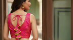 Kalyani Banarasi Blouse - Pink