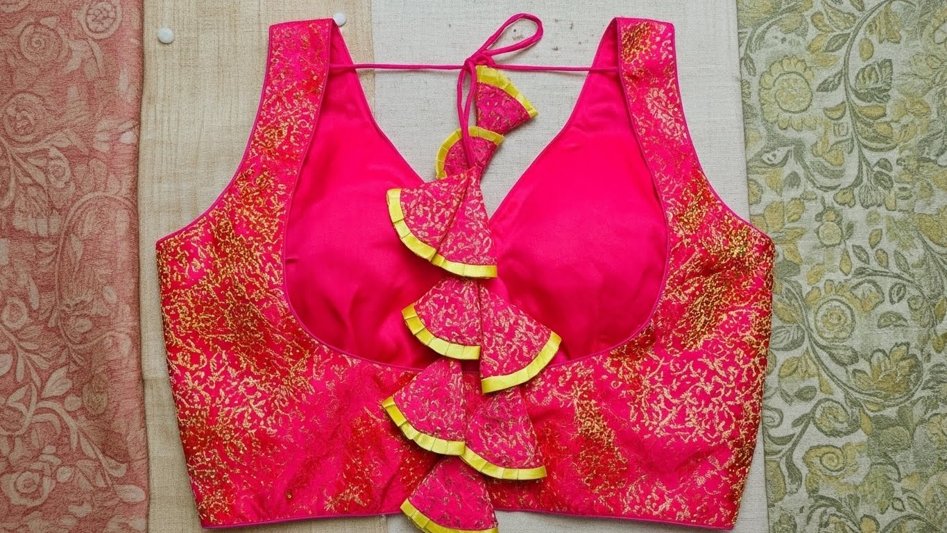 Kalyani Banarasi Blouse - Pink