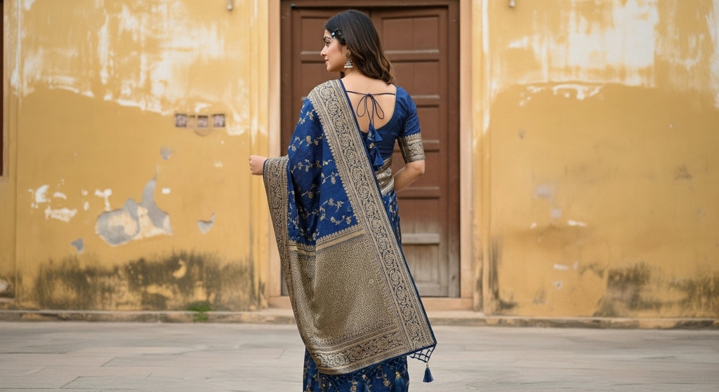 Neelam Royale Satin Silk Saree