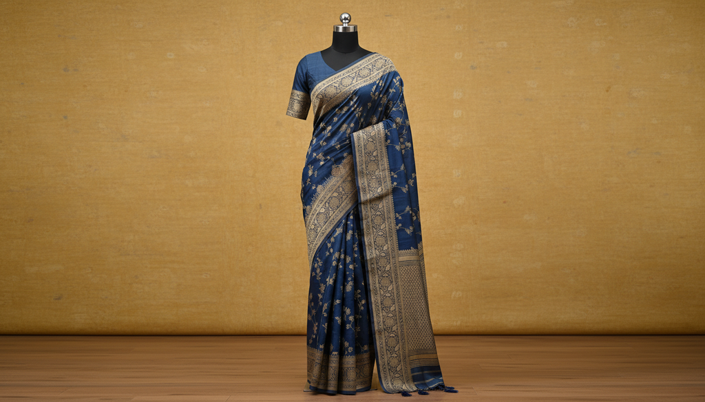 Neelam Royale Satin Silk Saree