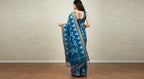 Neelambara Ikat Silk Saree