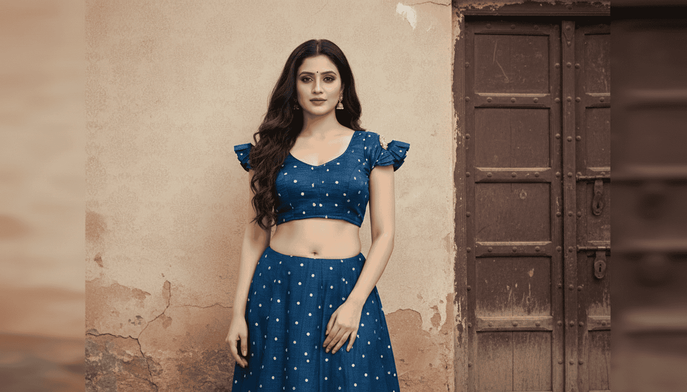 Padma Silk Blouse - Teal