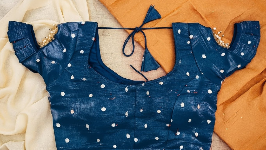 Padma Silk Blouse - Teal