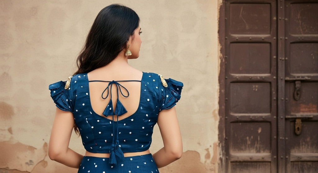 Padma Silk Blouse - Teal