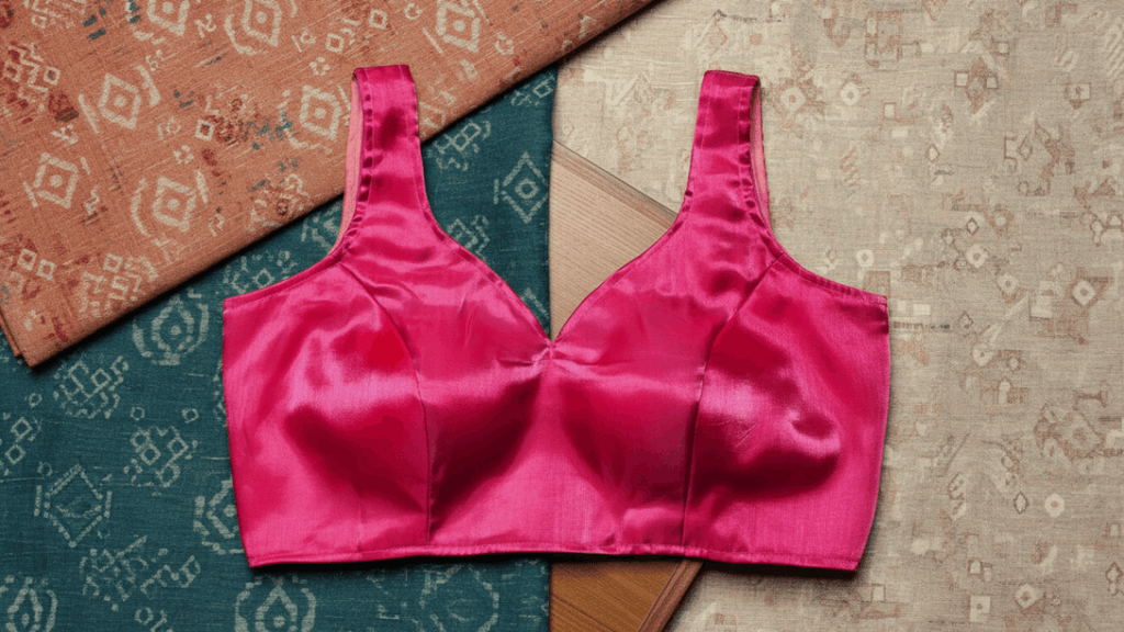 Prakriti Weave Blouse - Magenta