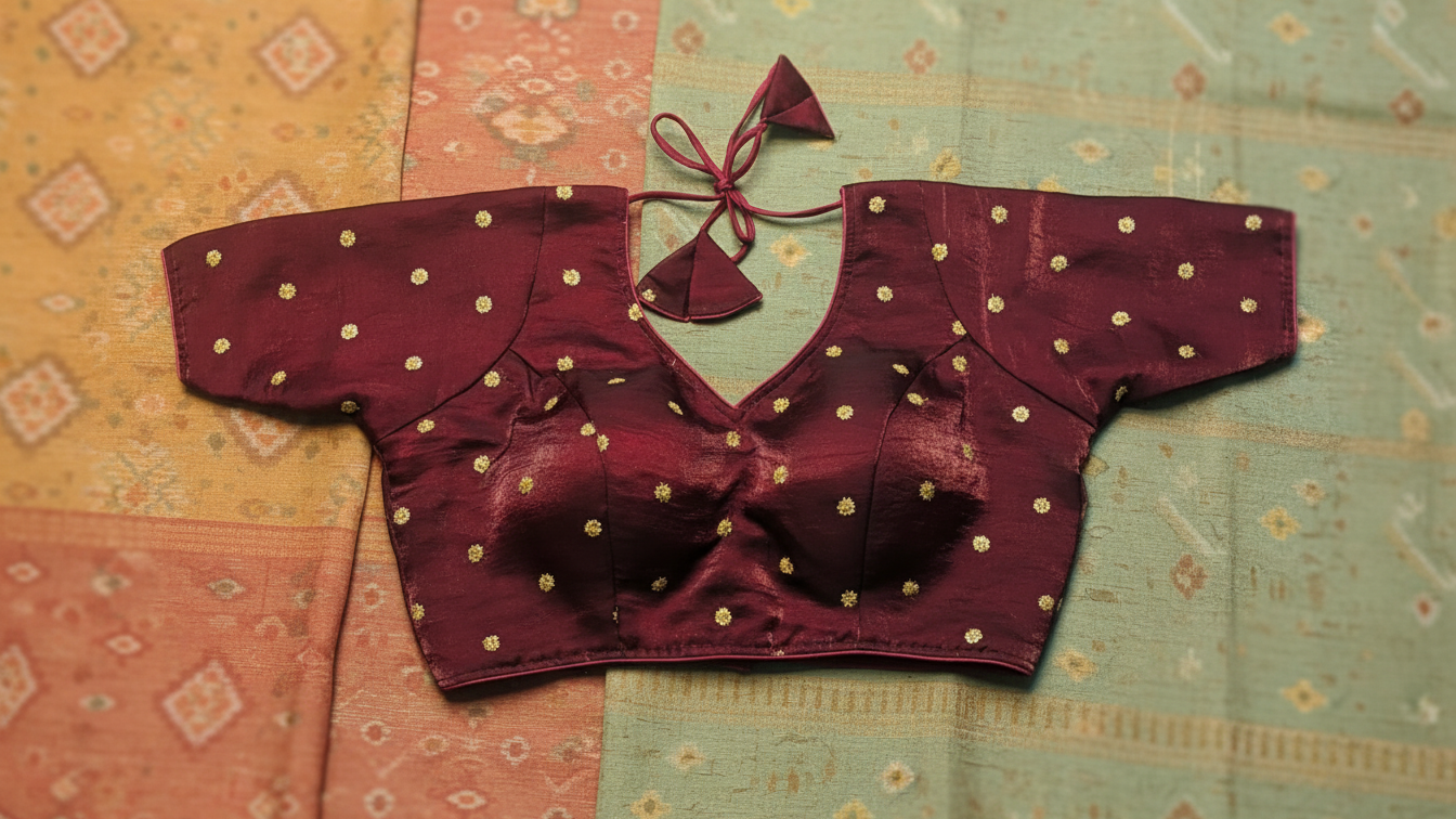 Rajya Rekha Blouse - Brown