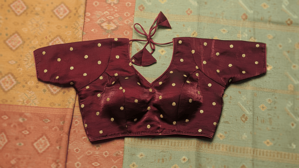 Rajya Rekha Blouse - Brown