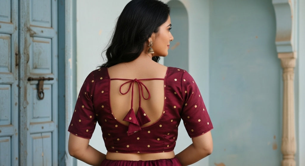 Rajya Rekha Blouse - Brown