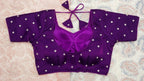 Rajya Rekha Blouse - Purple