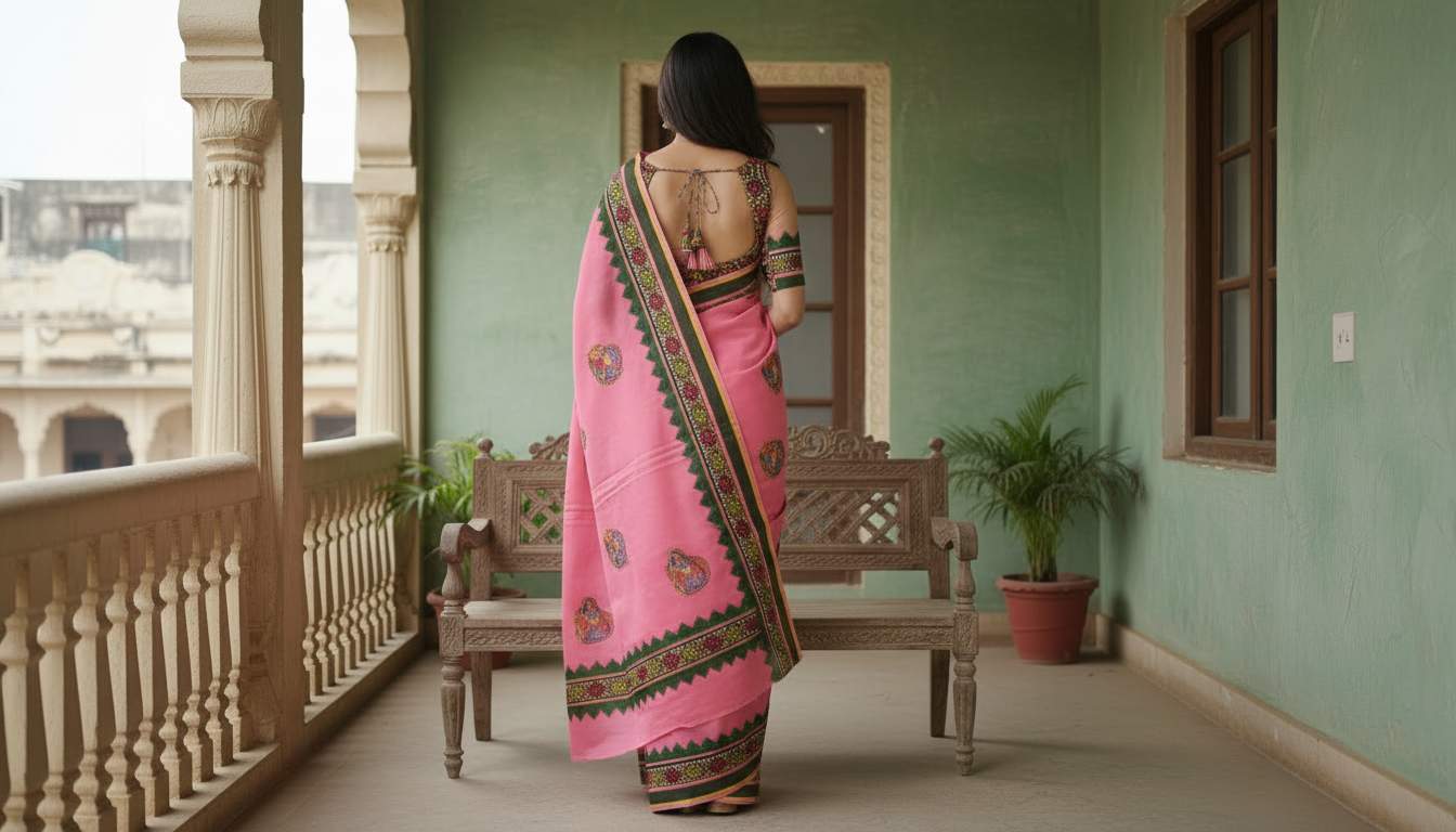 Ruhani Bloom Saree