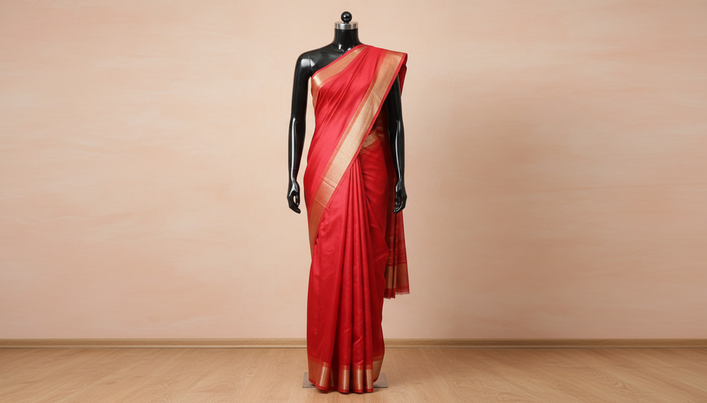 Subarnarekha Organza Silk Saree