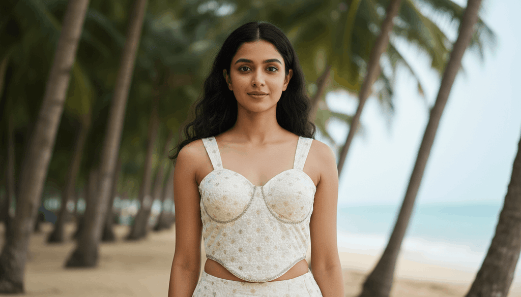 Sunweave Cotton Blouse - Ivory