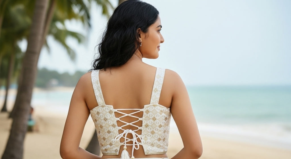 Sunweave Cotton Blouse - Ivory