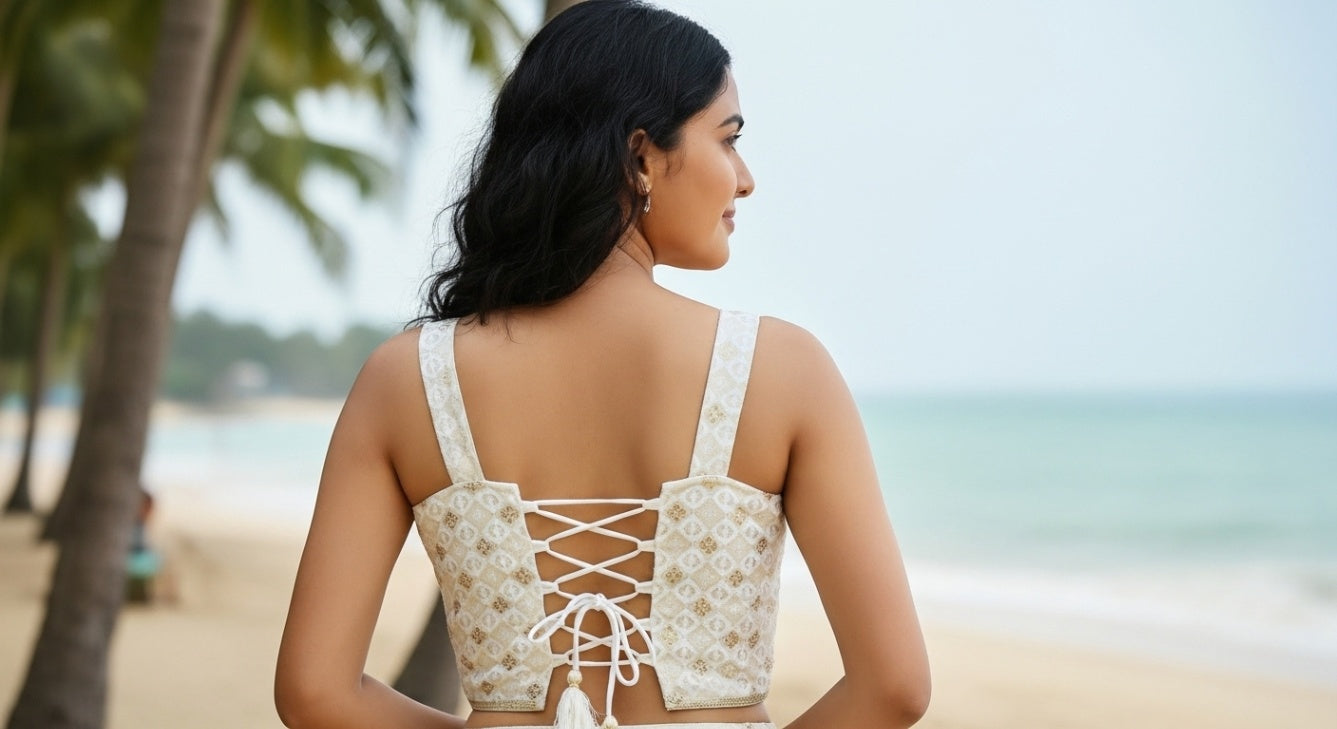 Sunweave Cotton Blouse - Ivory