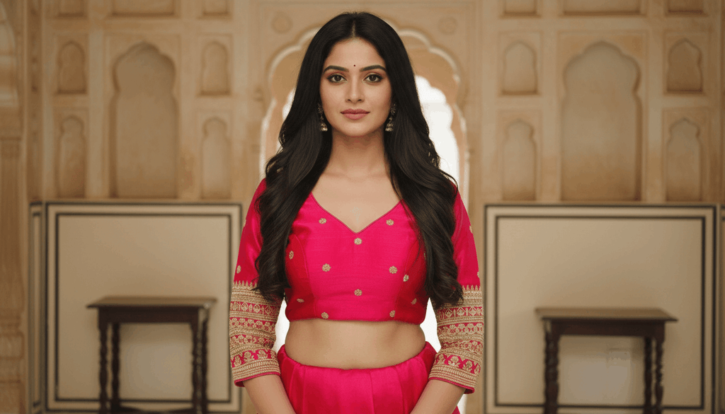 Sutra Grace Blouse - Red