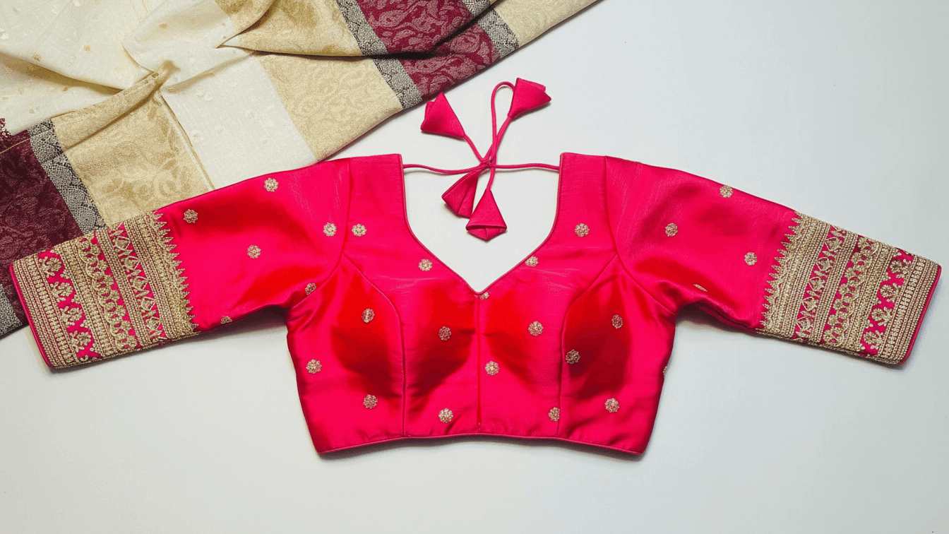 Sutra Grace Blouse - Red