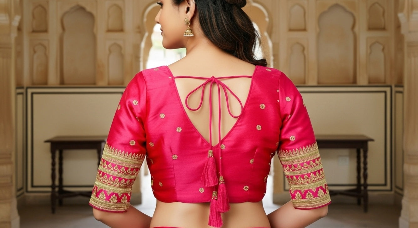 Sutra Grace Blouse - Red