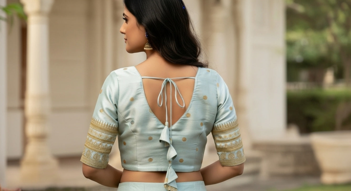 Sutra Grace Blouse - Slate