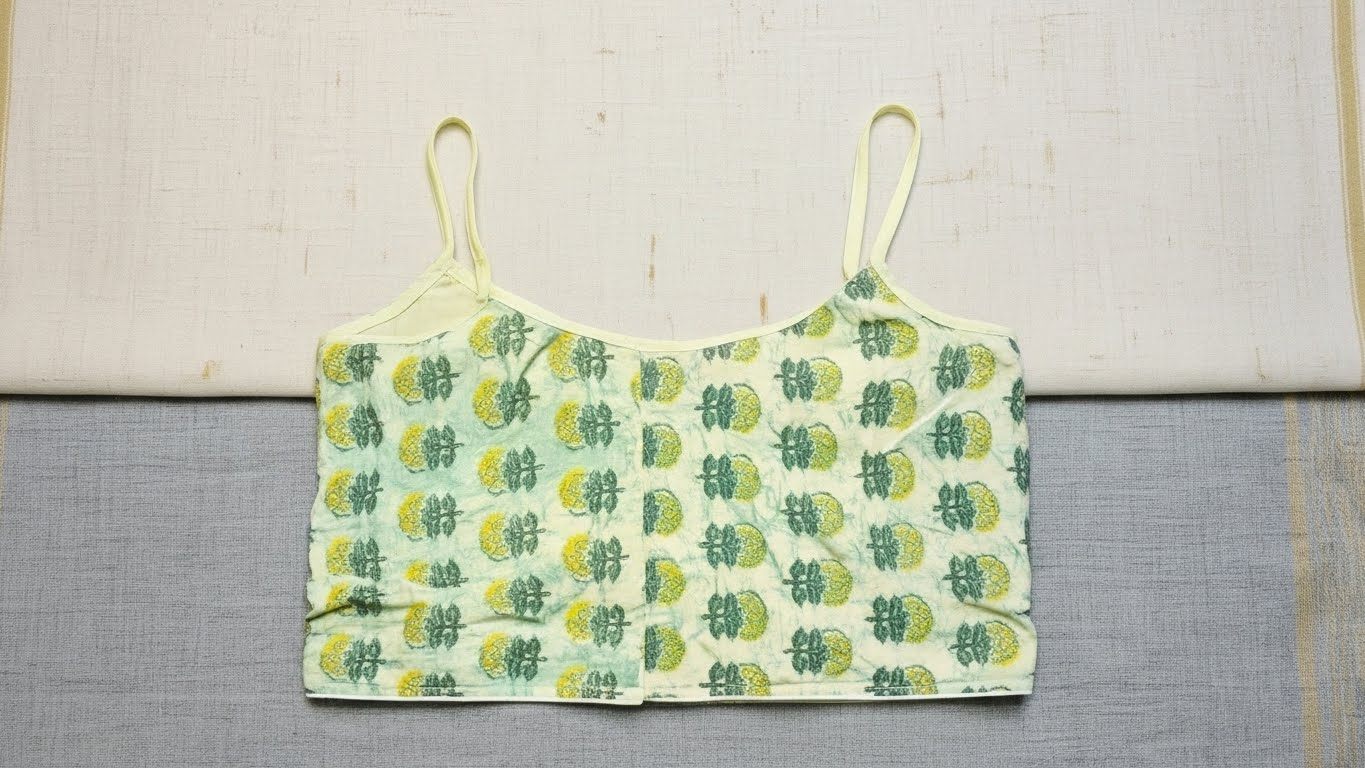 Sutraa Soft Cotton Blouse - Green