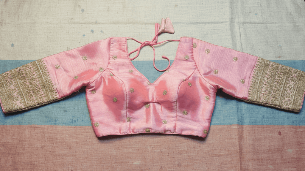 Sutra Grace Blouse - Pink