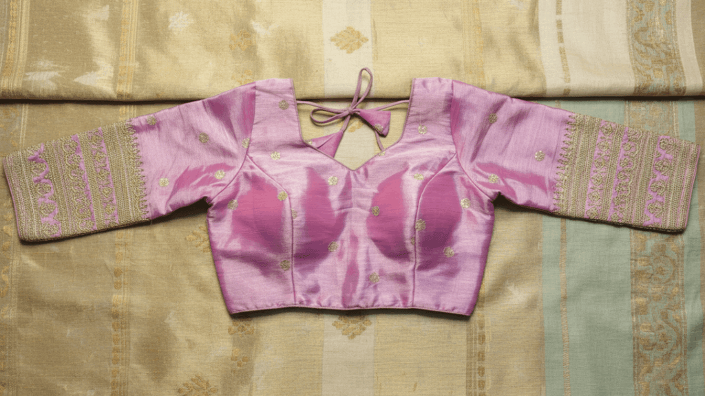 Sutra Grace Blouse - Purple