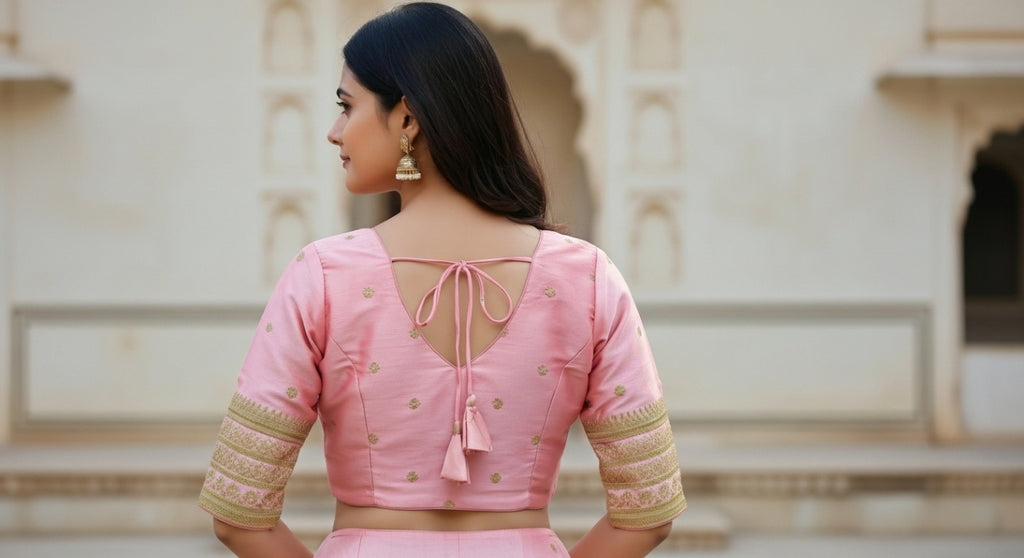 Sutra Grace Blouse - Pink