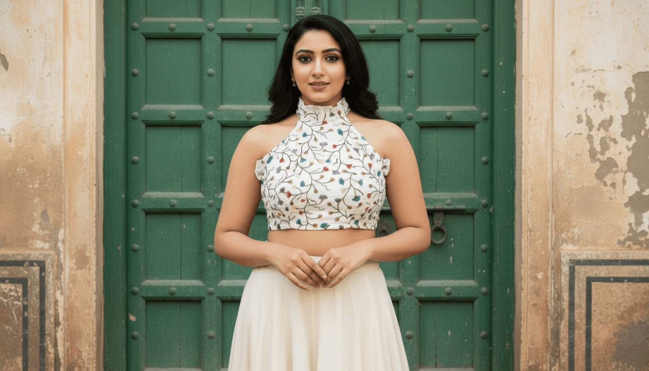 Vanya Bloom Embroidered Blouse