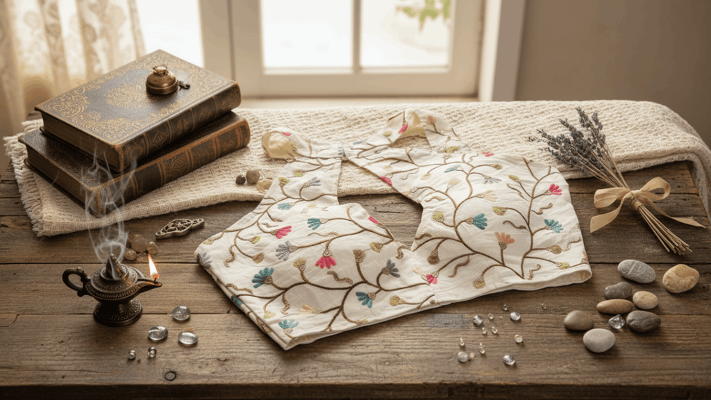 Vanya Bloom Embroidered Blouse