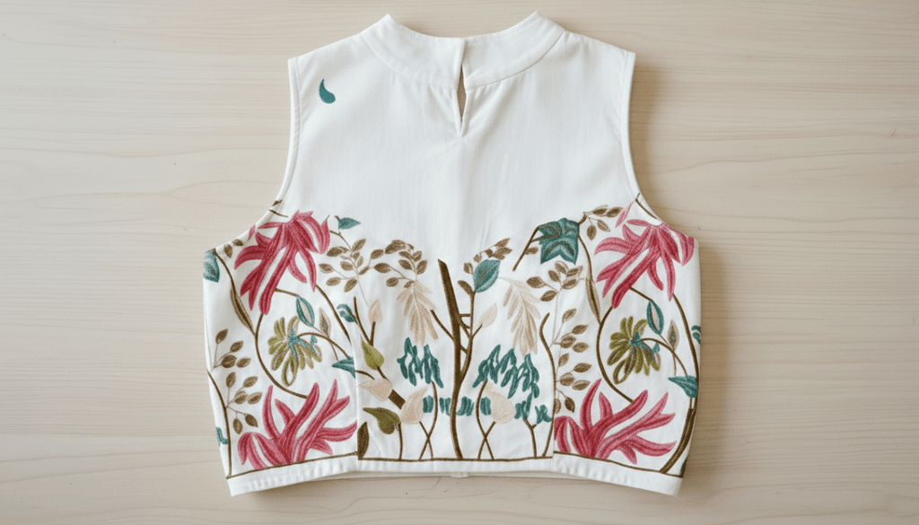 Vanya Bloom Embroidered Blouse