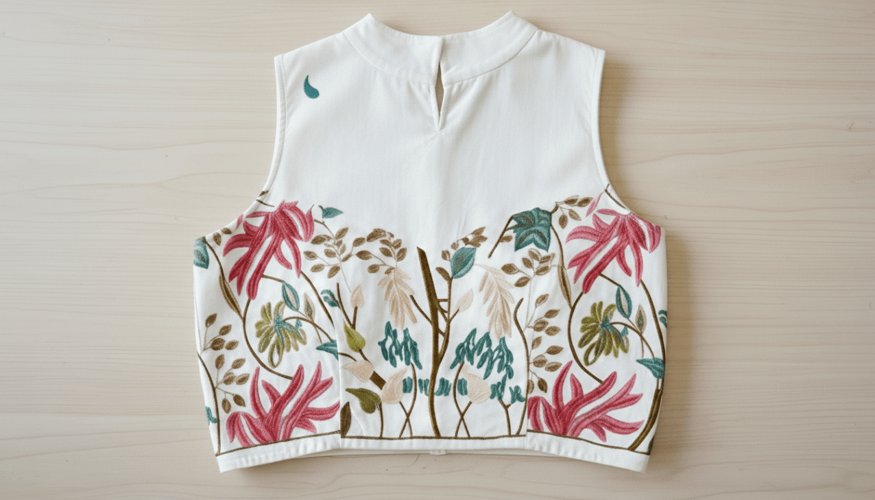 Vanya Bloom Embroidered Blouse